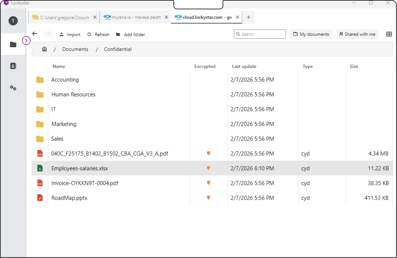 Lockystar application